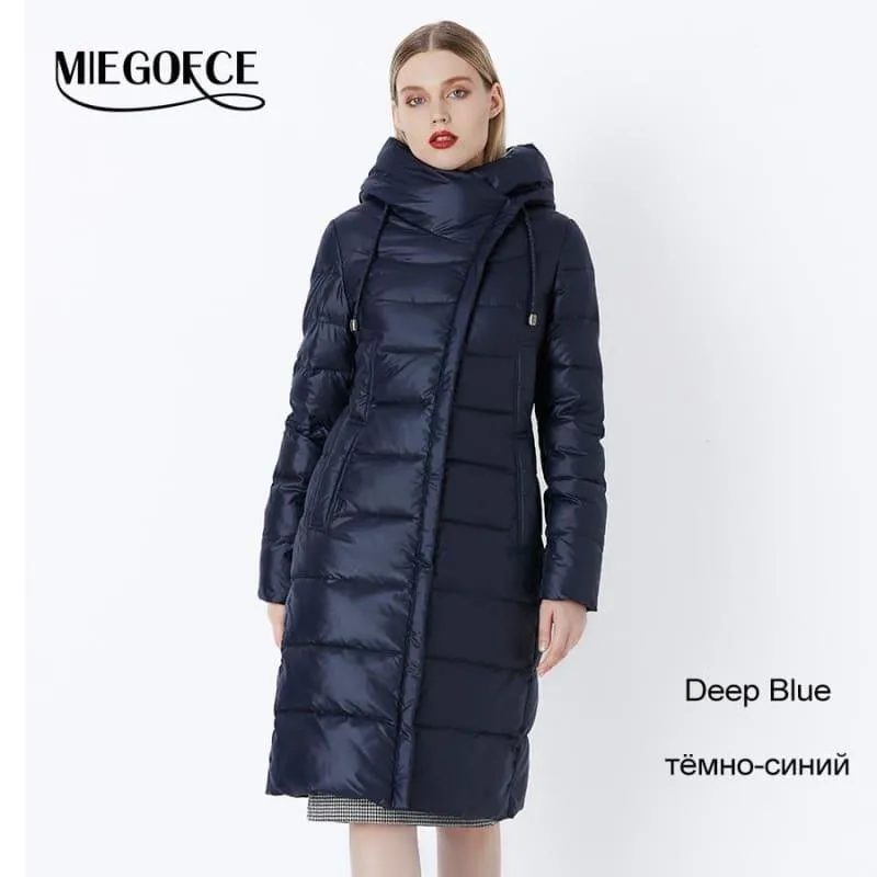 Women's Hooded Warm Parkas Bio Fluff Parka Coat