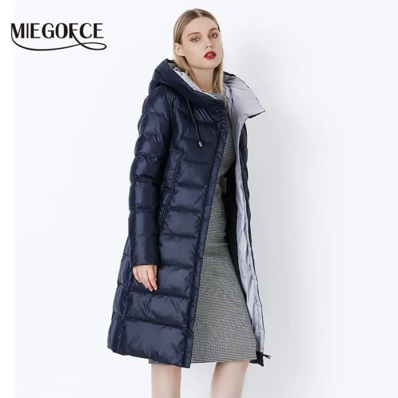 Women's Hooded Warm Parkas Bio Fluff Parka Coat