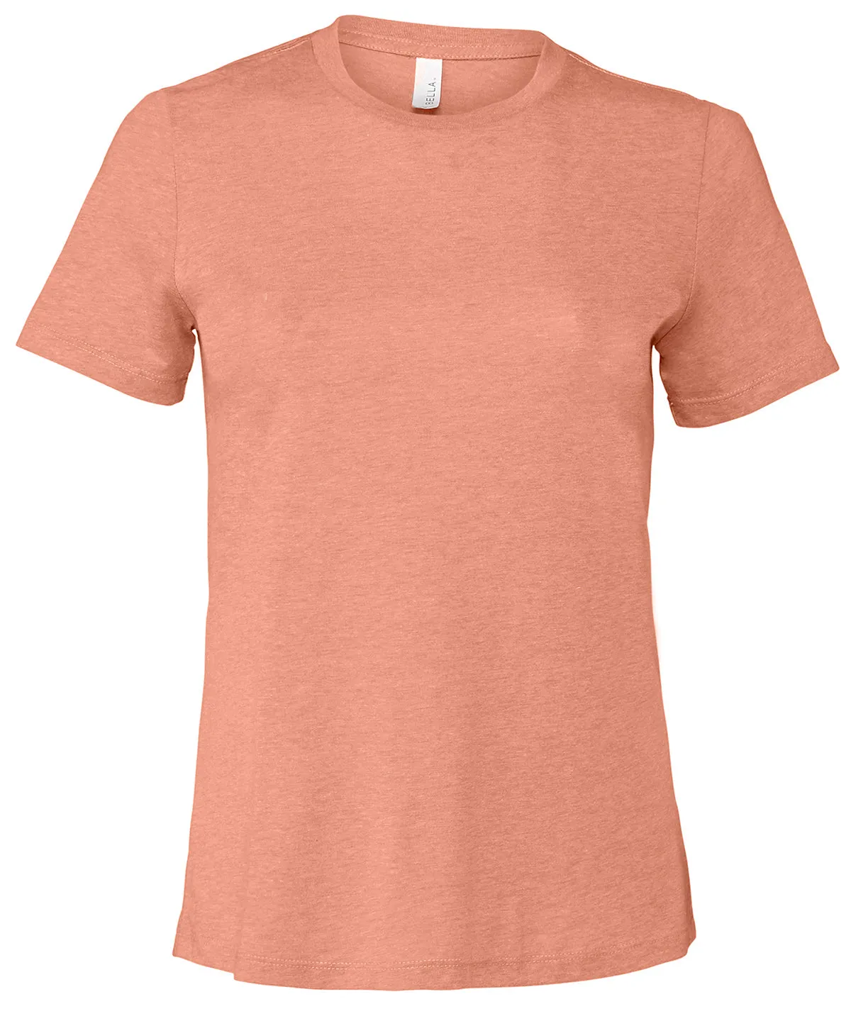 Womens relaxed Jersey short sleeve tee | Heather Sunset