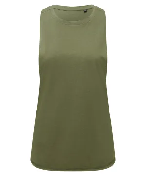 Womens TriDri® organic tank top | Olive