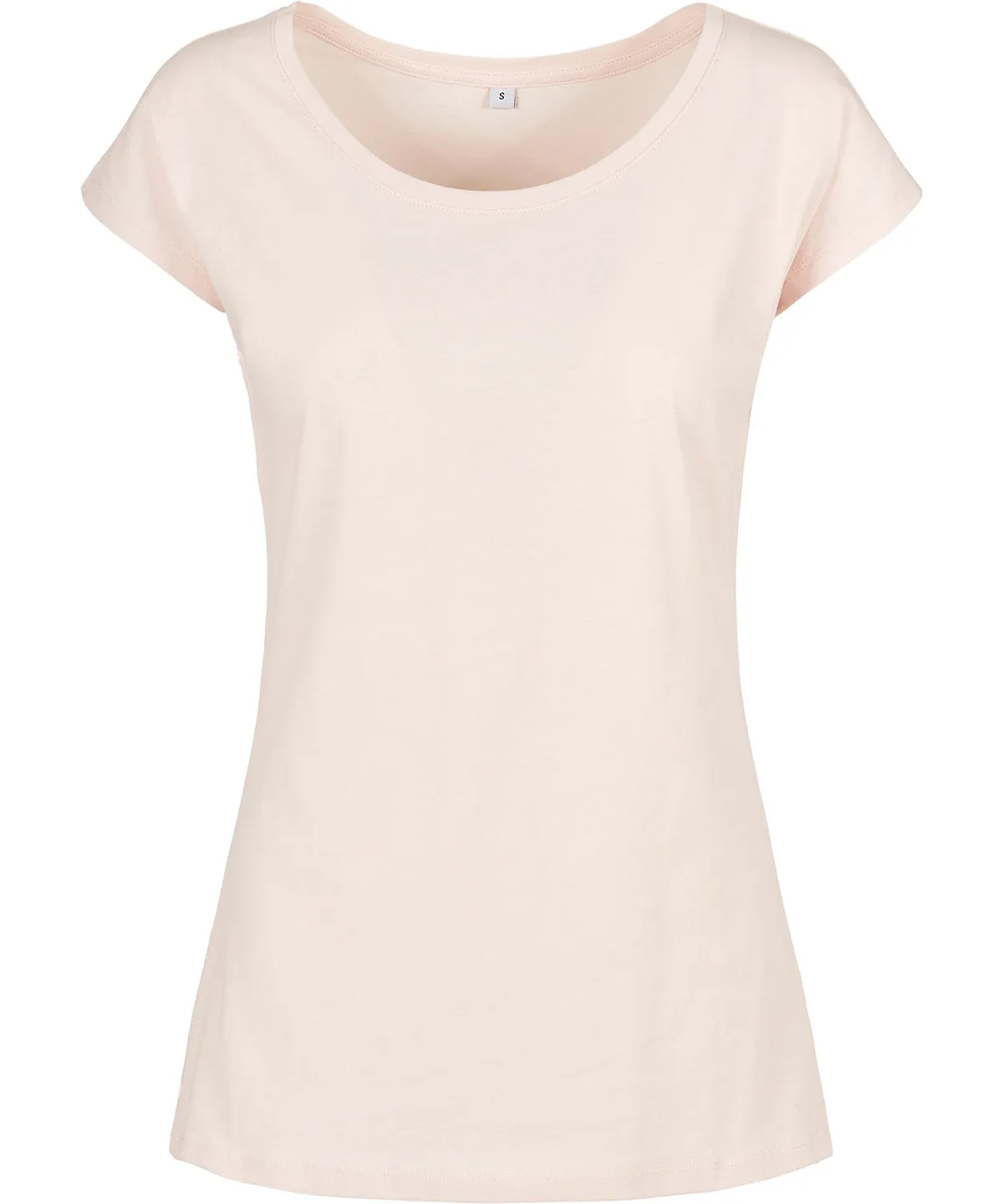 Womens wide neck tee | Pink